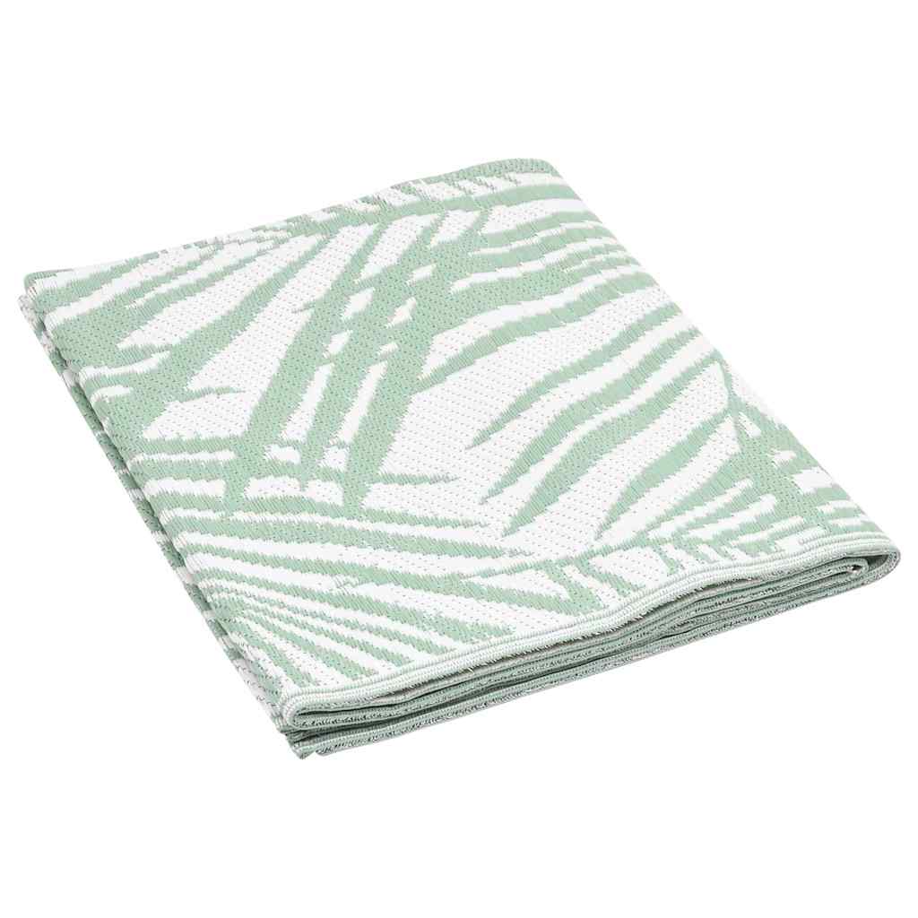 Vidaxl buitenkleed arakil 80x150 cm polypropeen groen