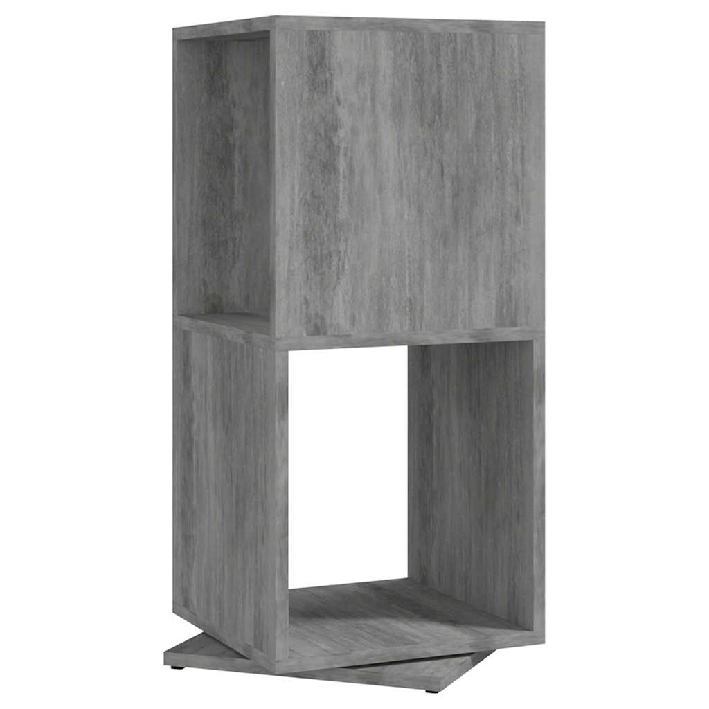 Vidaxl draaikast 34,5x34,5x75,5 cm spaanplaat betongrijs