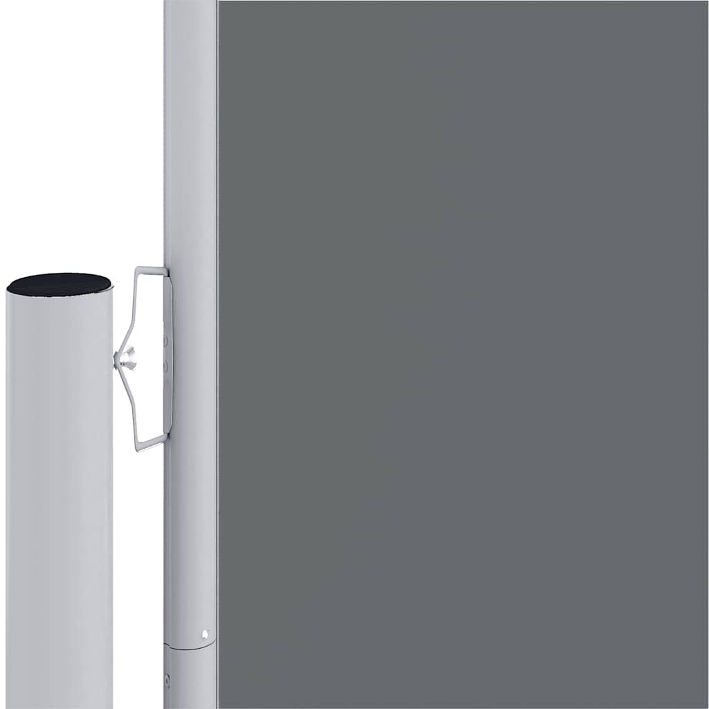 Vidaxl windscherm uittrekbaar 160x1200 cm antracietkleurig