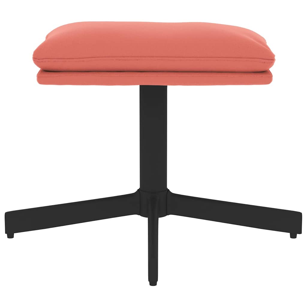 Vidaxl voetenbank 60x60x36 cm fluweel roze