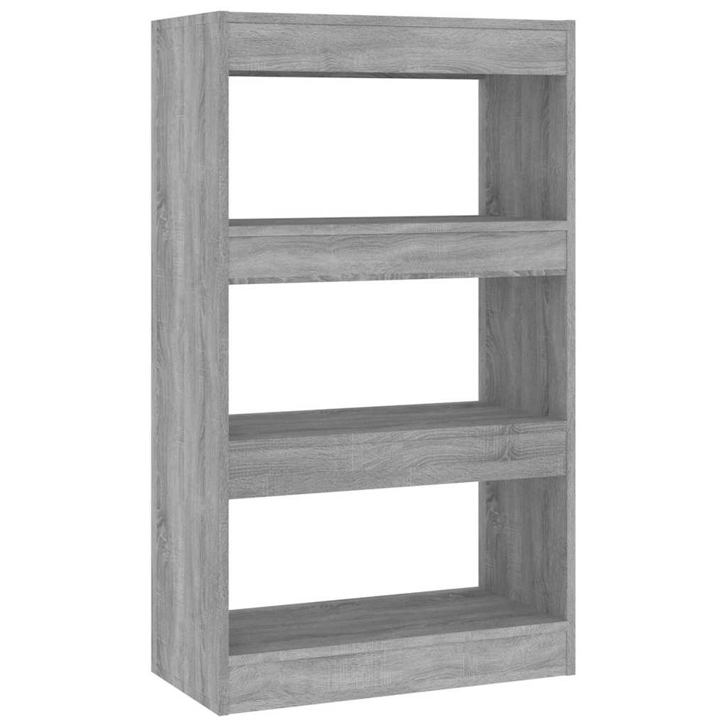 Vidaxl boekenkast kamerscherm 60x30x103 cm spaanplaat grijs sonoma
