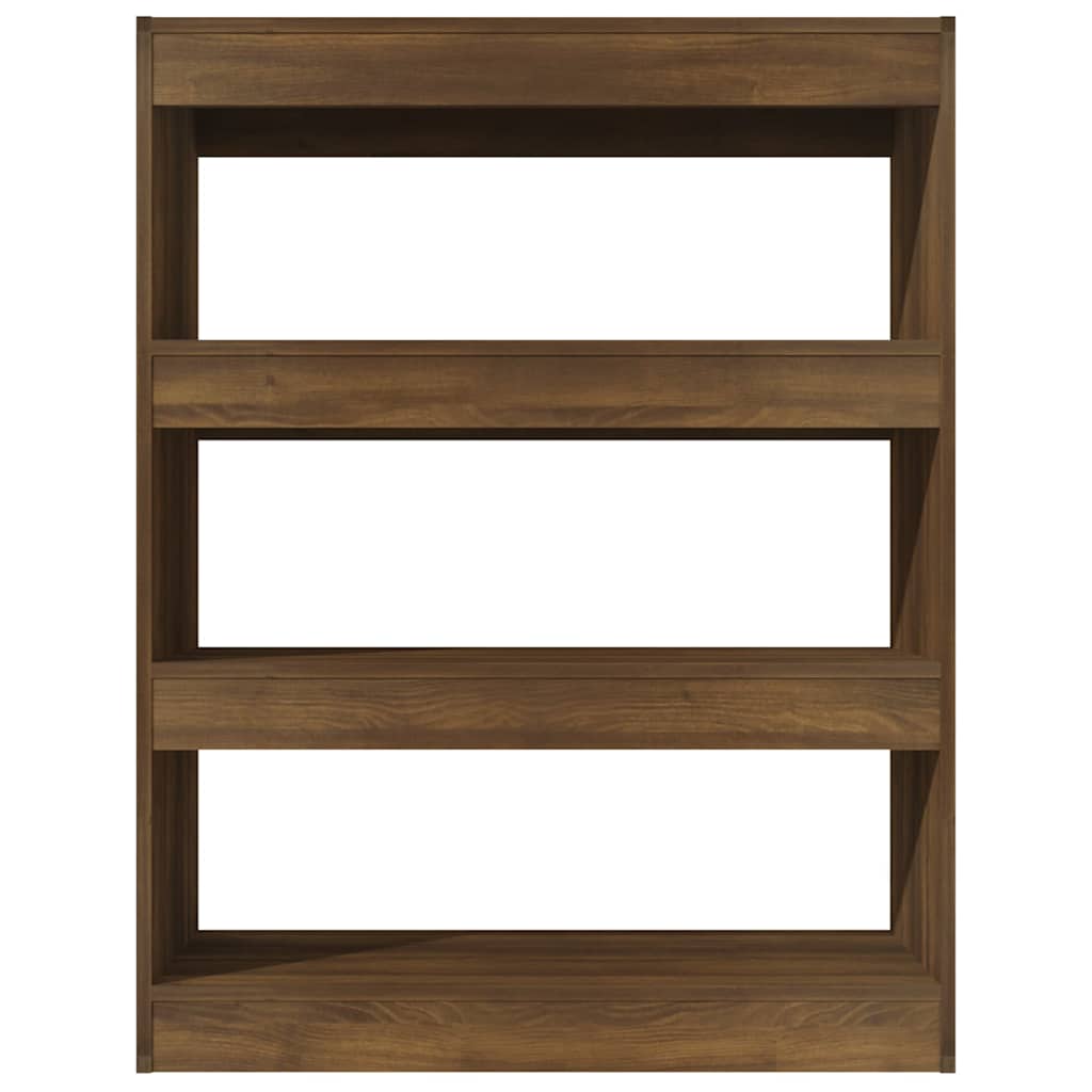 Vidaxl boekenkast kamerscherm 80x30x103 cm bewerkt hout bruin eiken