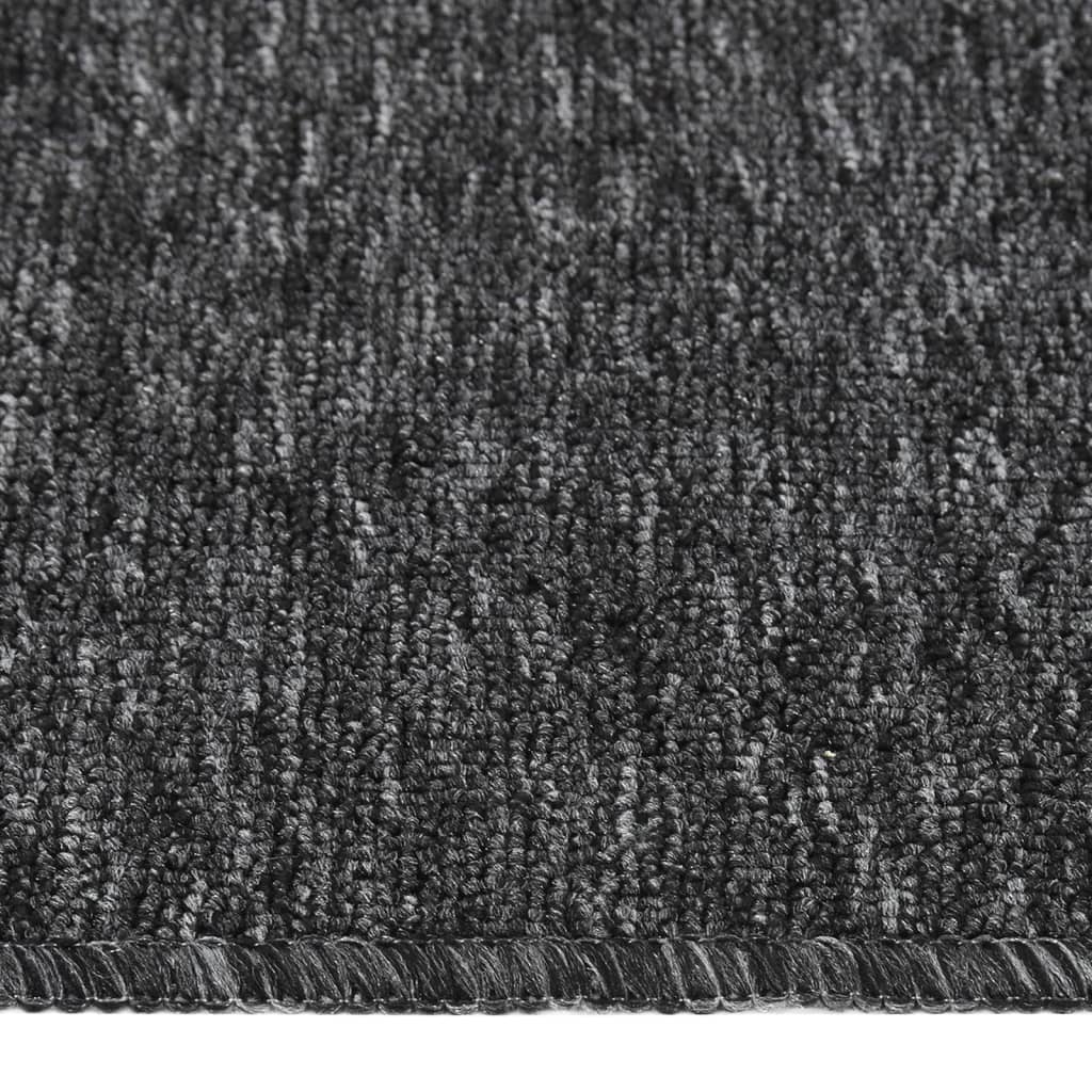 Vidaxl trapmatten 15 st anti-slip rechthoekig 60x25 cm antracietkleur