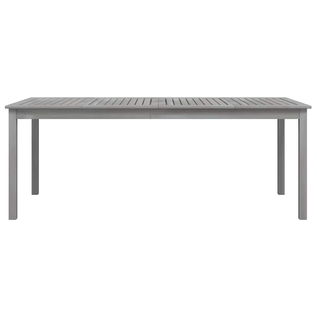 Vidaxl tuintafel 200x100x75 cm massief acaciahout grijs