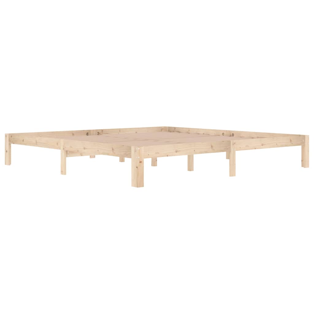 Vidaxl bedframe massief grenenhout 200x200 cm