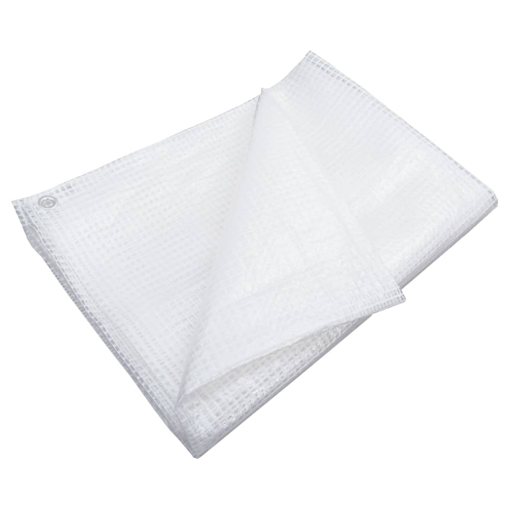 Vidaxl dekzeil leno 140 g m² 8x8 m wit