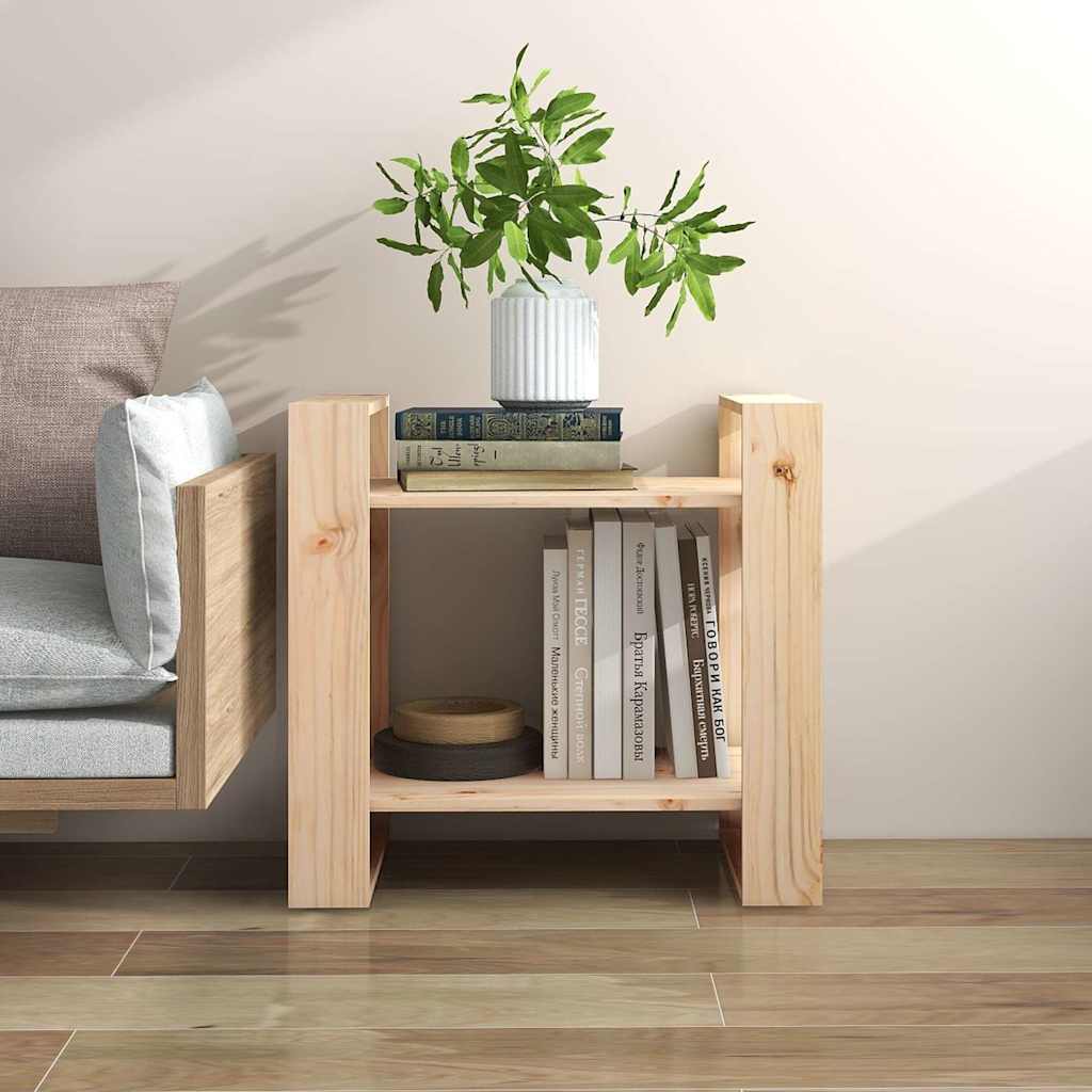 Vidaxl boekenkast kamerscherm 60x35x57 cm massief grenenhout