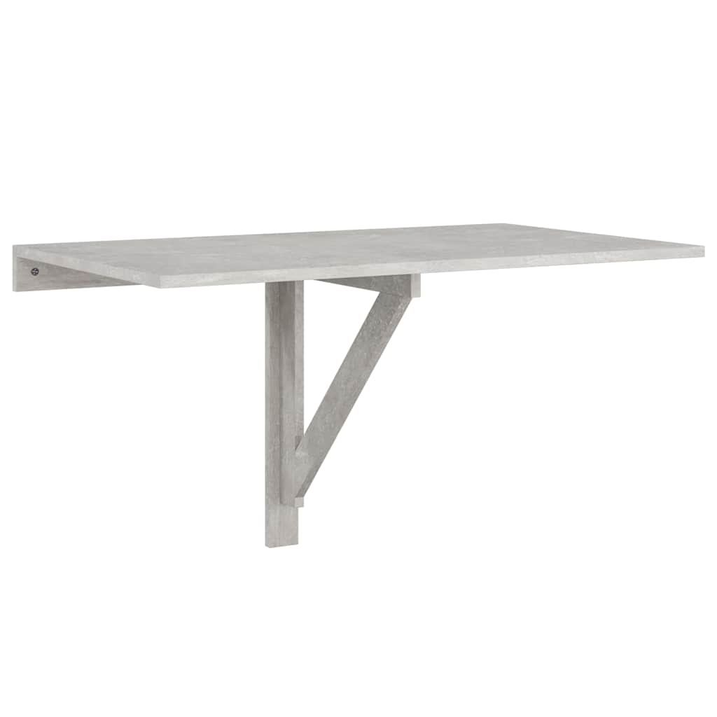 Vidaxl wandtafel inklapbaar 100x60x56 cm bewerkt hout betongrijs