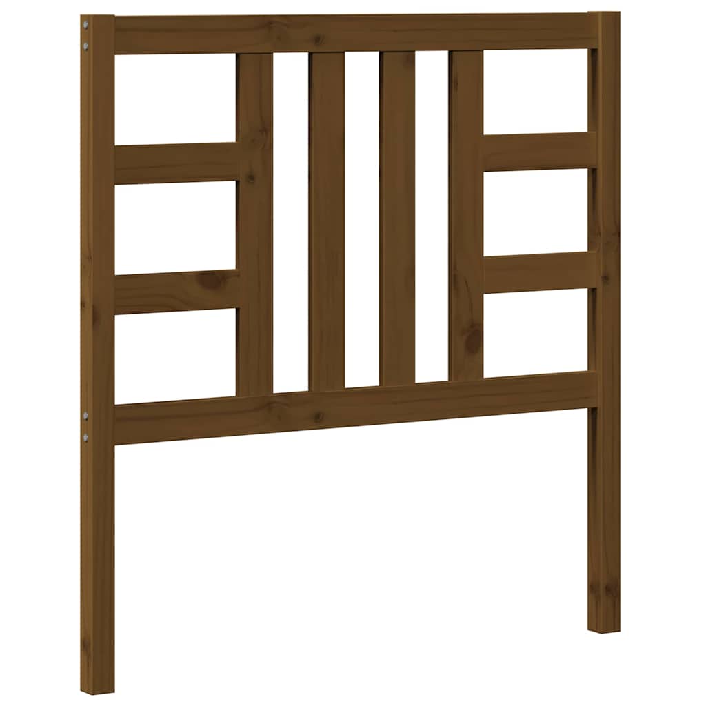 Vidaxl hoofdbord 96x4x100 cm massief grenenhout honingbruin