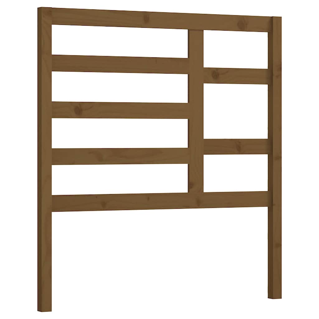 Vidaxl hoofdbord 96x4x104 cm massief grenenhout honingbruin