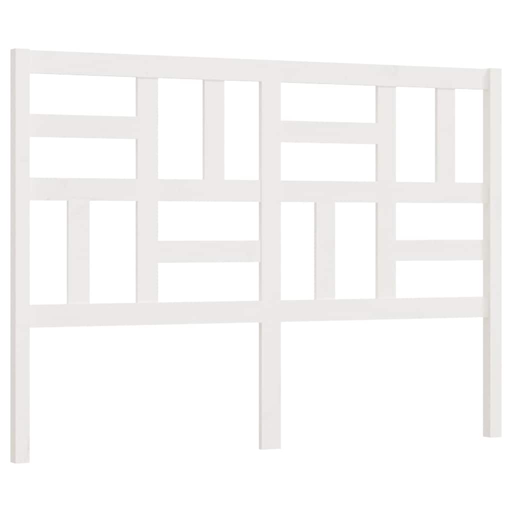Vidaxl hoofdbord 166x4x104 cm massief grenenhout wit