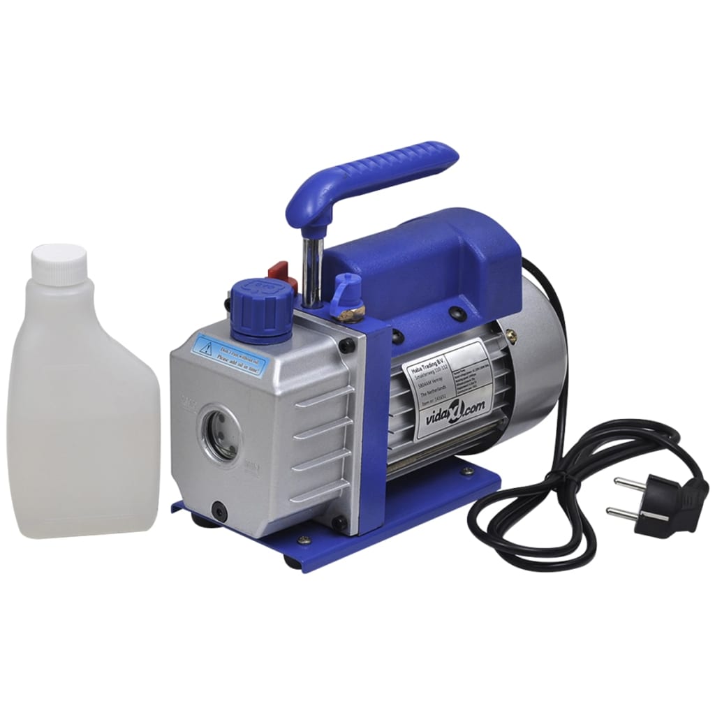 Vidaxl vacuümkamer met 1-traps pomp 7,4 l