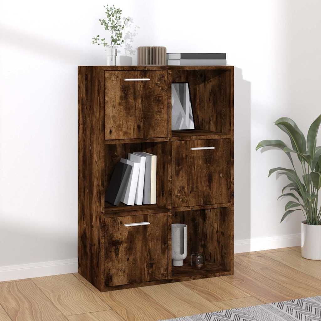 Vidaxl opbergkast 60x29,5x90 cm gerookt eikenkleurig
