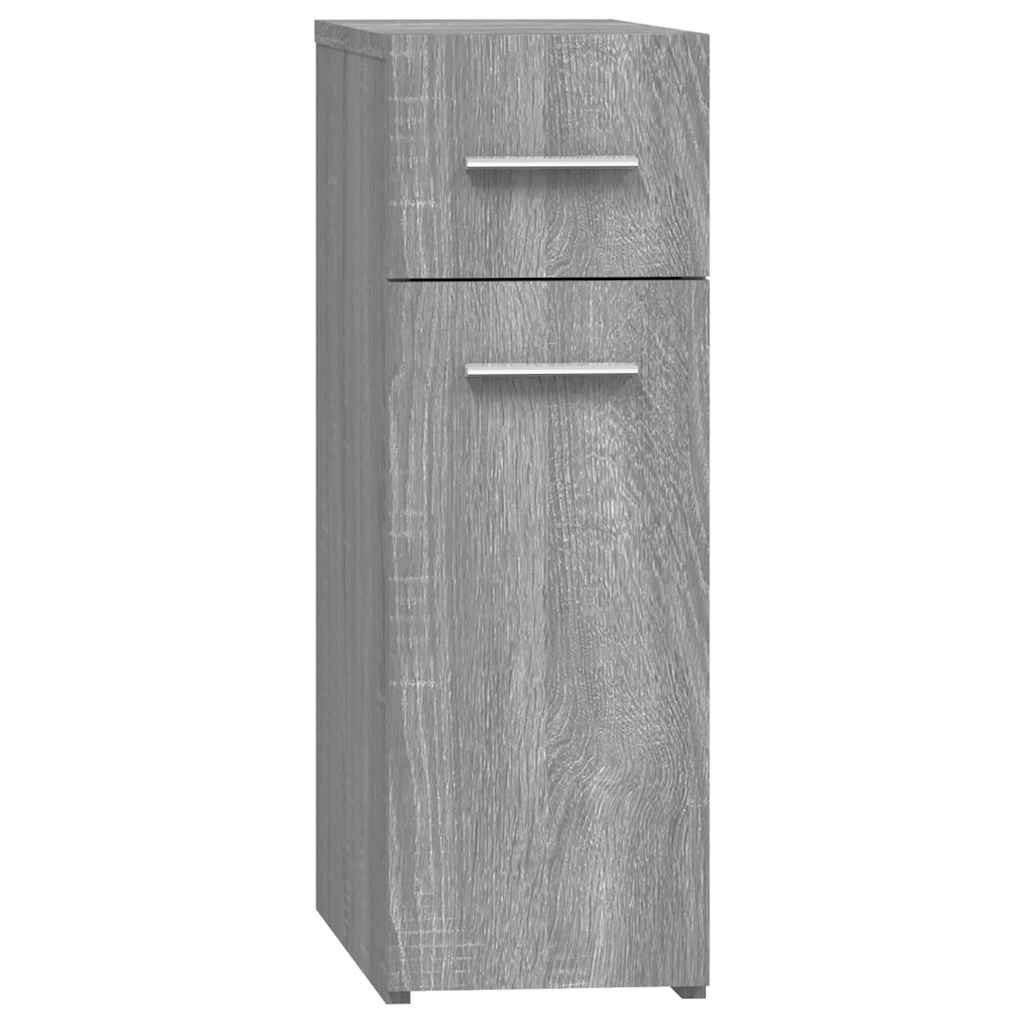 Vidaxl apothekerskast 20x45,5x60 cm bewerkt hout grijs sonoma eiken