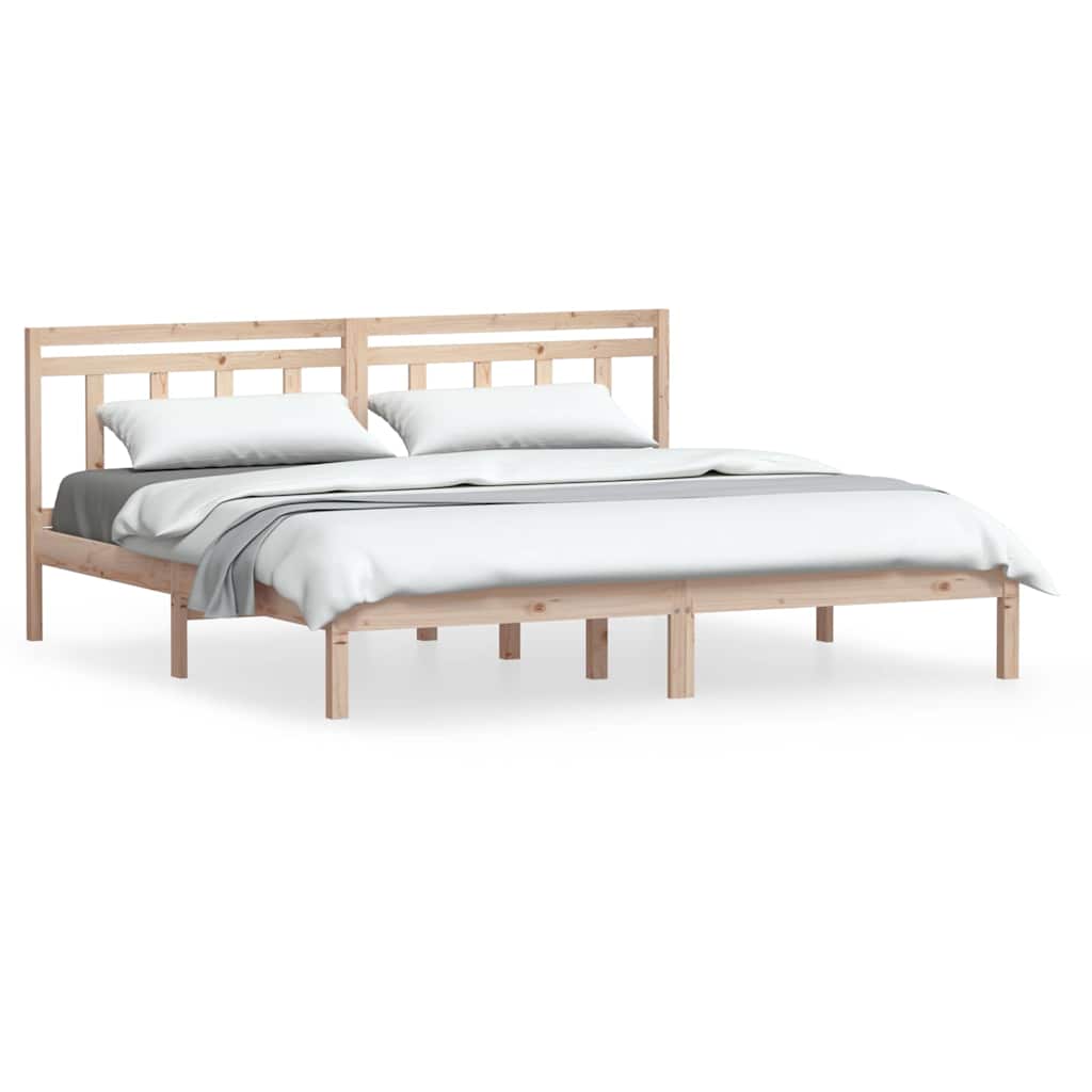 Vidaxl bedframe massief hout 180x200 cm