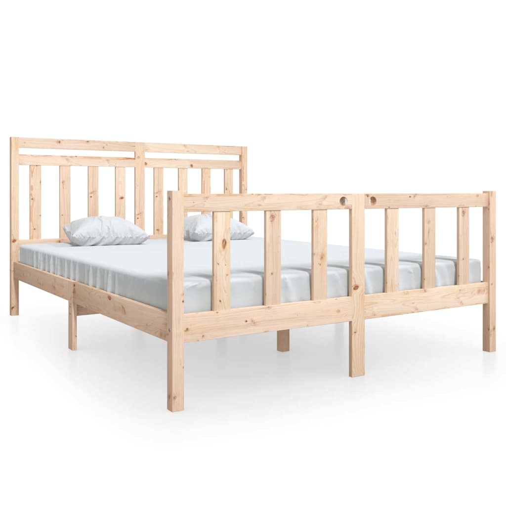 Vidaxl bedframe massief hout 160x200 cm