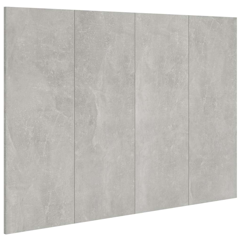 Vidaxl hoofdbord 120x1,5x80 cm bewerkt hout betongrijs