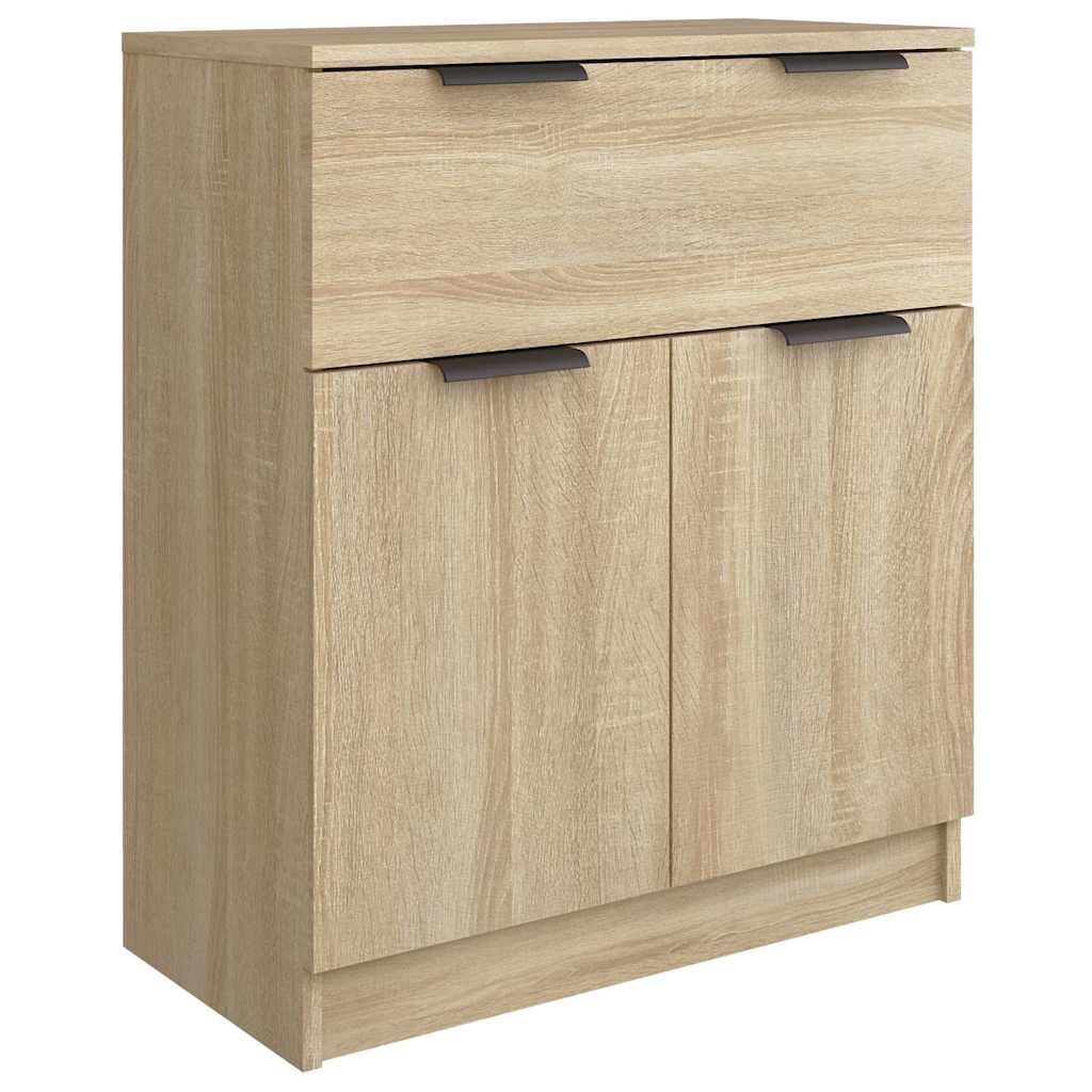 Vidaxl dressoir 60x30x70 cm bewerkt hout sonoma eikenkleurig