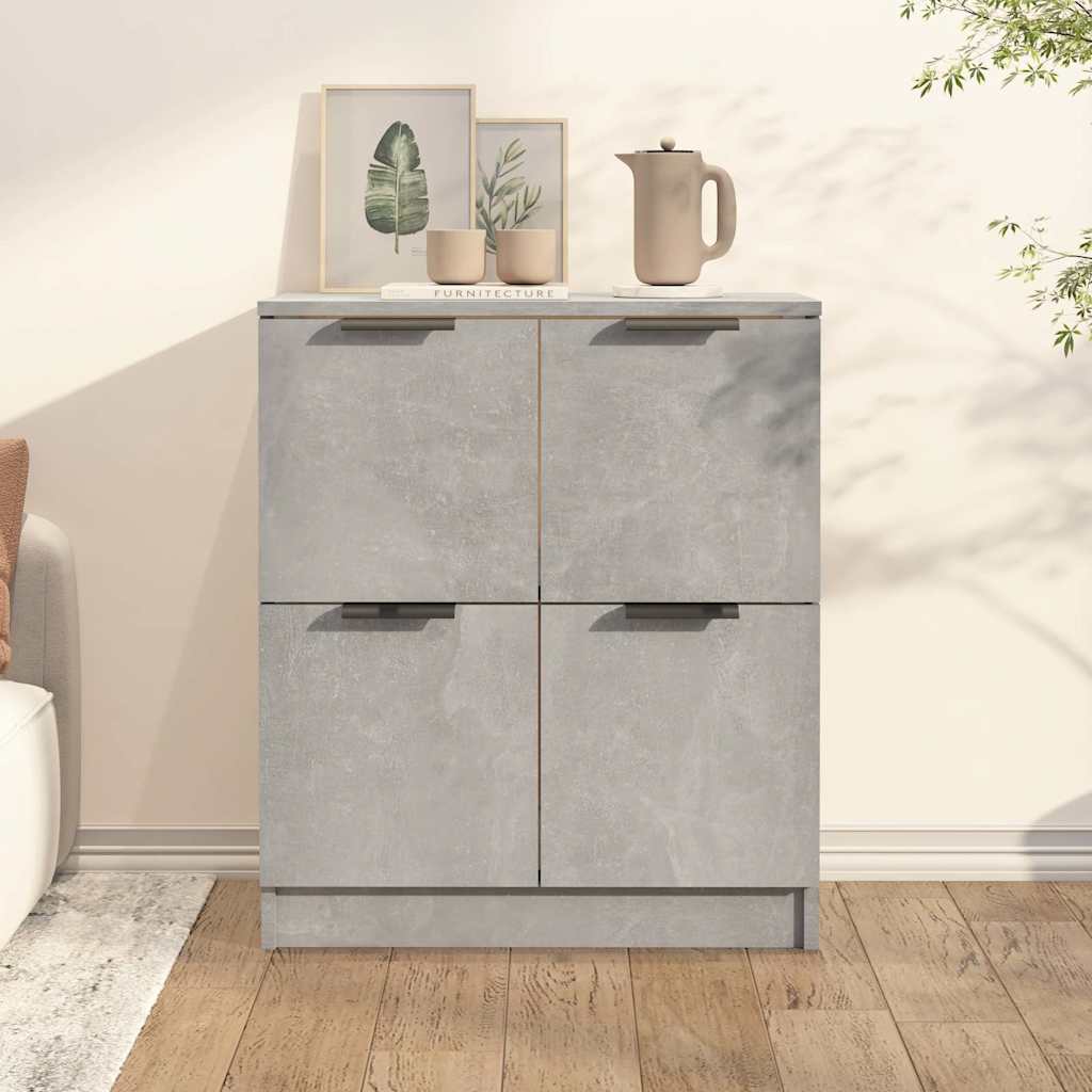 Vidaxl dressoir 60x30x70 cm bewerkt hout betongrijs