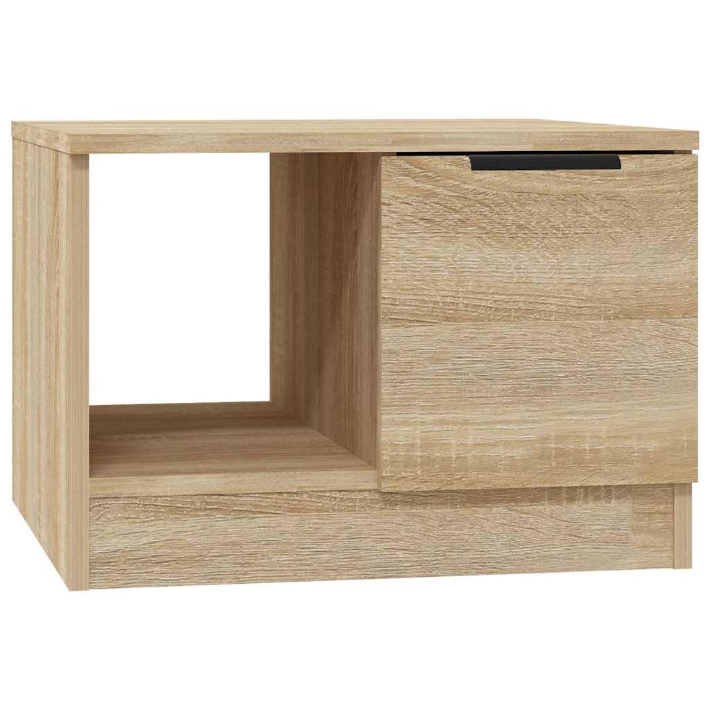Vidaxl salontafel 50x50x36 cm bewerkt hout sonoma eikenkleurig