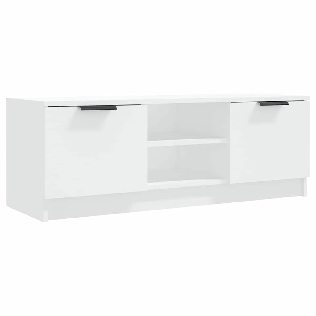 Vidaxl tv-meubel 102x35x36,5 cm bewerkt hout wit