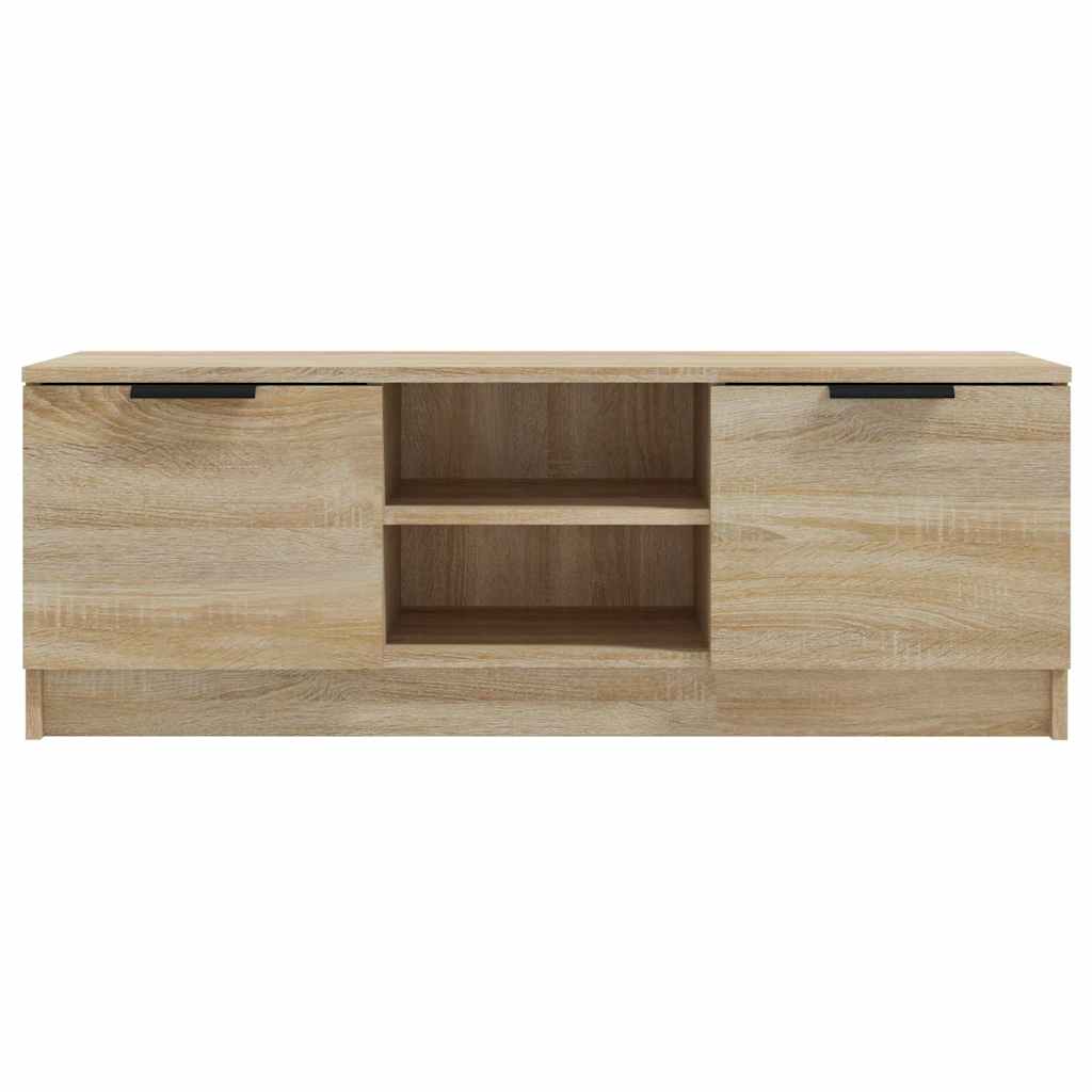 Vidaxl tv-meubel 102x35x36,5 cm bewerkt hout sonoma eikenkleurig