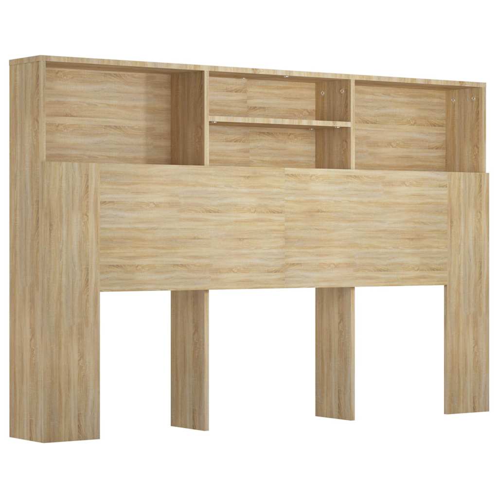 Vidaxl hoofdbordkast 160x19x103,5 cm sonoma eikenkleurig