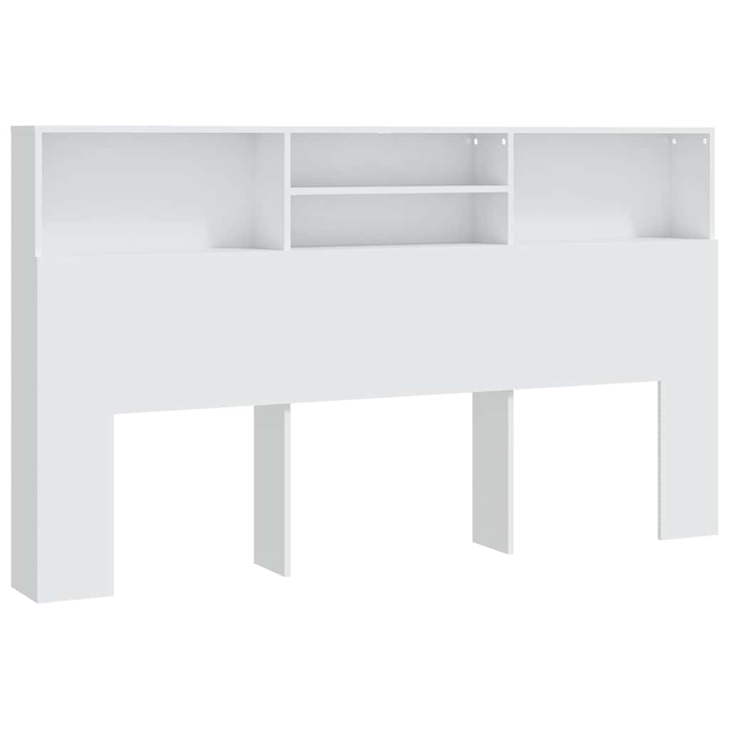Vidaxl hoofdbordkast 180x19x103,5 cm wit