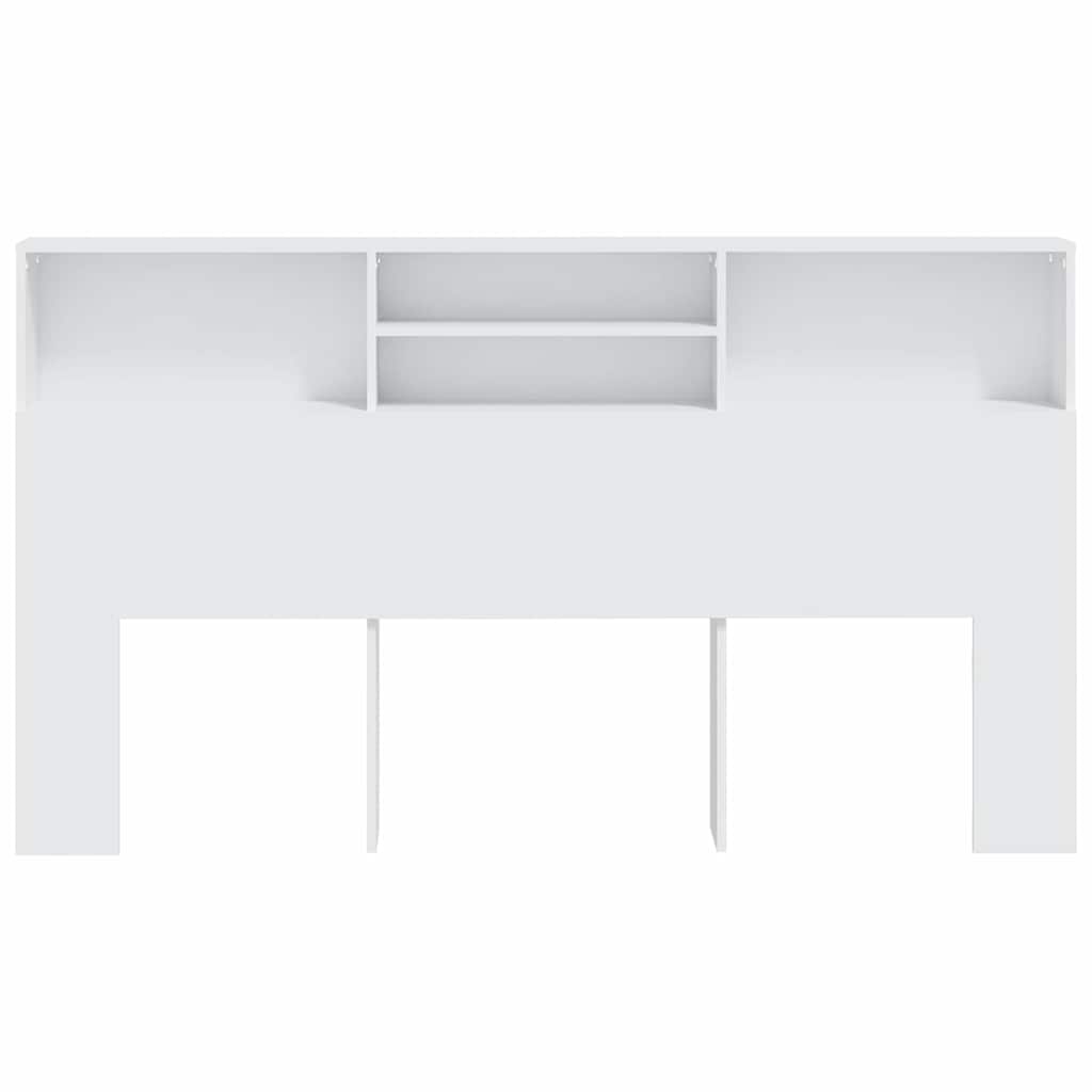 Vidaxl hoofdbordkast 180x19x103,5 cm wit