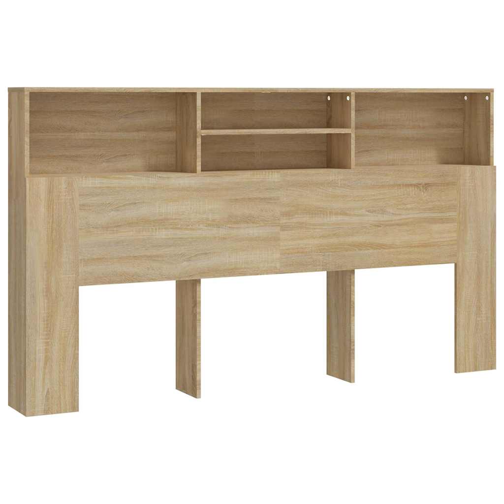 Vidaxl hoofdbordkast 180x19x103,5 cm sonoma eikenkleurig