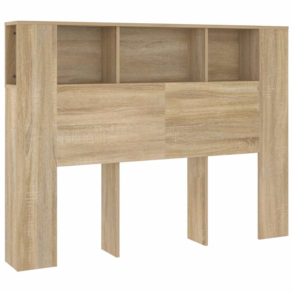 Vidaxl hoofdbordkast 140x18,5x104,5 cm sonoma eikenkleurig