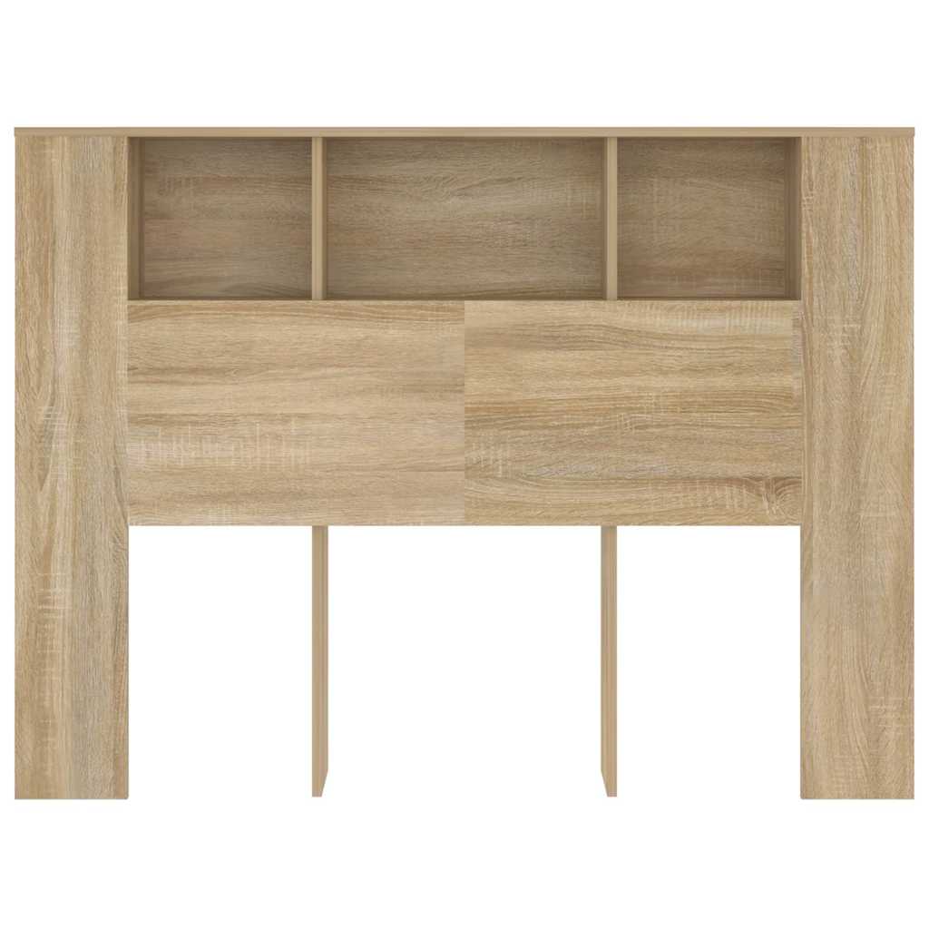 Vidaxl hoofdbordkast 140x18,5x104,5 cm sonoma eikenkleurig