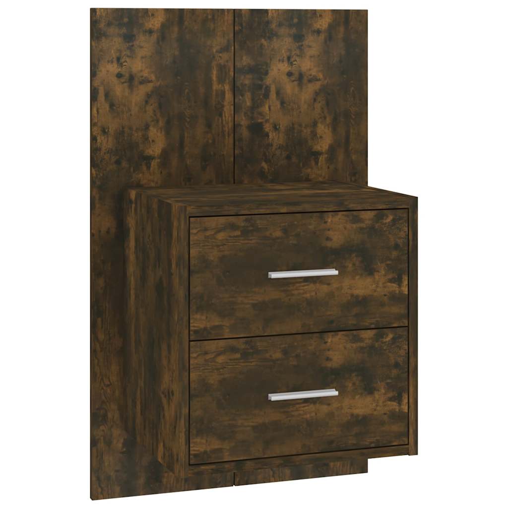 Vidaxl nachtkastje wandgemonteerd gerookt eikenkleurig
