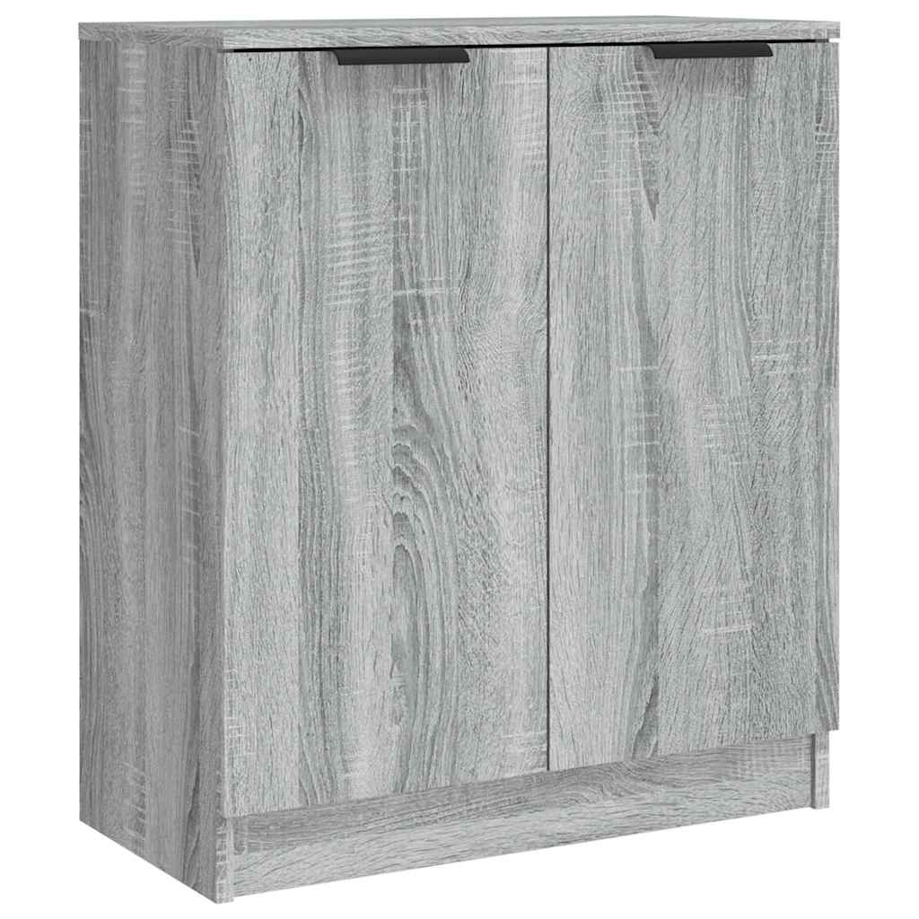 Vidaxl dressoir 60x30x70 cm bewerkt hout grijs sonoma eiken