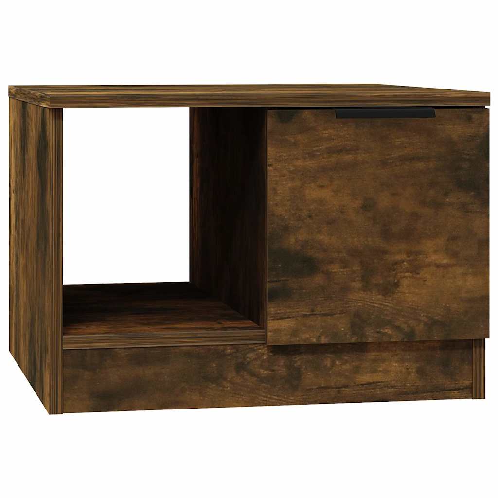 Vidaxl salontafel 50x50x36 cm bewerkt hout gerookt eikenkleurig