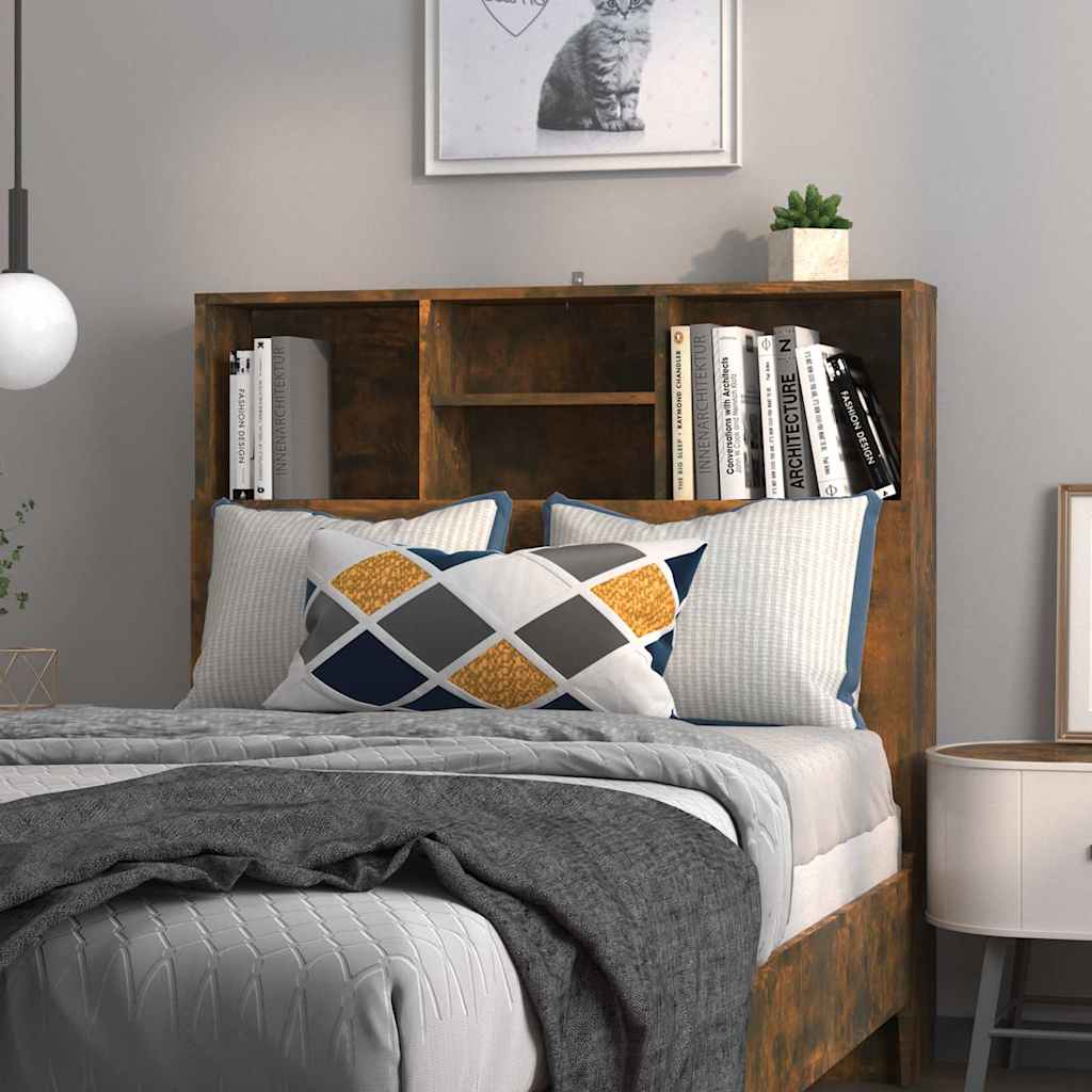 Vidaxl hoofdbordkast 100x19x103,5 cm gerookt eikenkleurig
