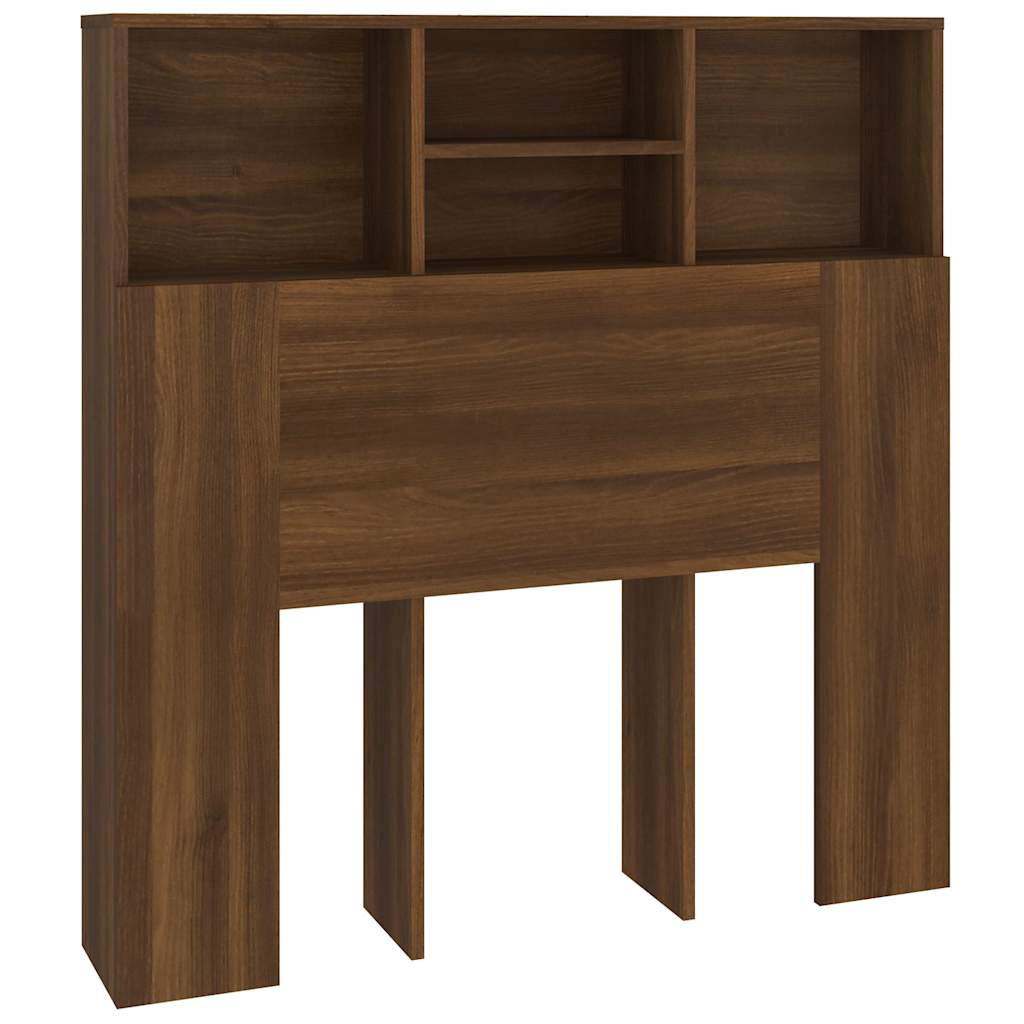 Vidaxl hoofdbordkast 100x19x103,5 cm bruin eikenkleur