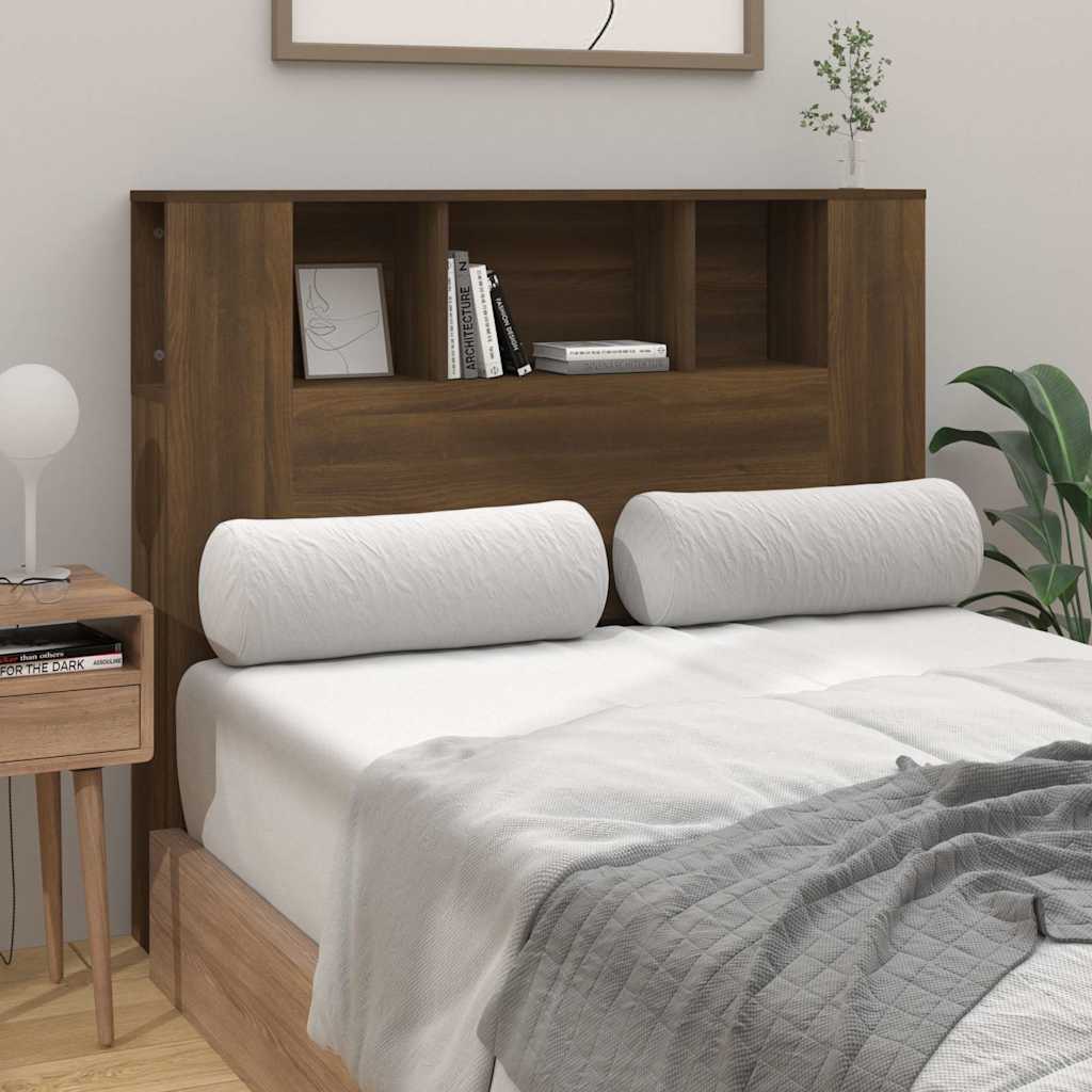 Vidaxl hoofdbordkast 120x18,5x102,5 cm bruin eikenkleur