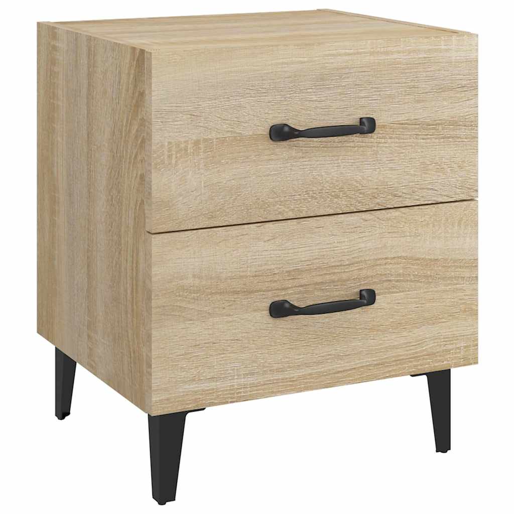 Vidaxl nachtkastje 40x35x47,5 cm sonoma eikenkleurig