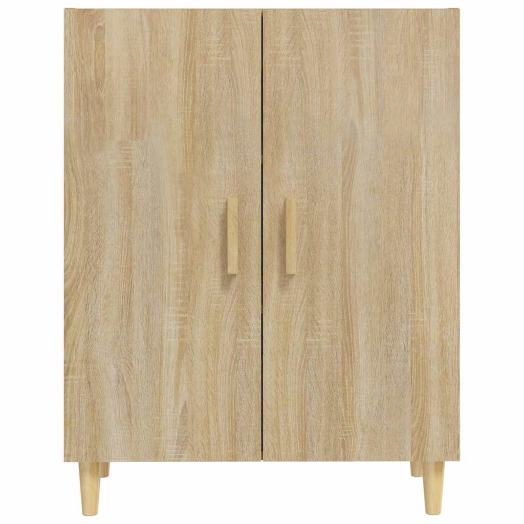 Vidaxl dressoir 70x34x90 cm bewerkt hout sonoma eikenkleurig