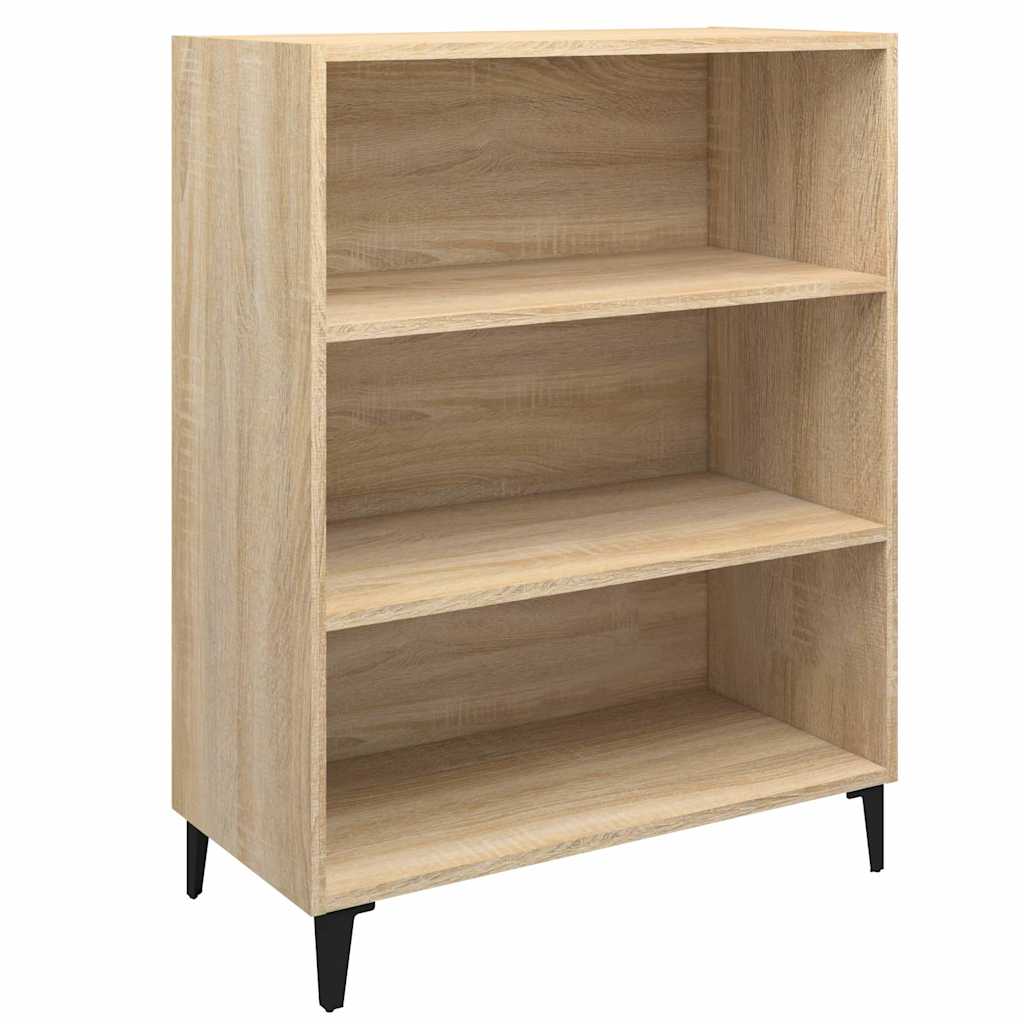 Vidaxl dressoir 69,5x32,5x90 cm bewerkt hout sonoma eikenkleurig