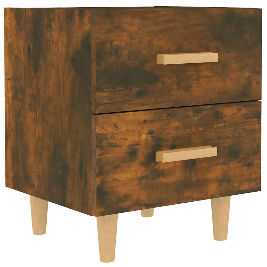 Vidaxl nachtkastje 40x35x47,5 cm gerookt eikenkleurig