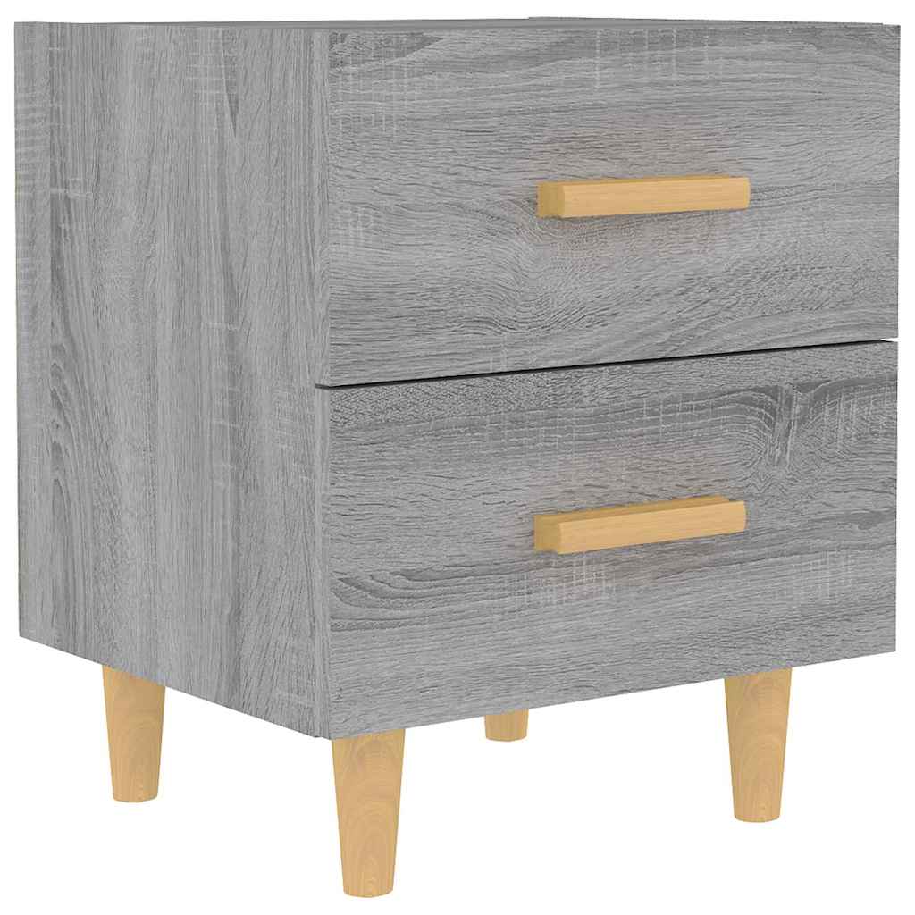Vidaxl nachtkastje 40x35x47,5 cm grijs sonoma eikenkleurig