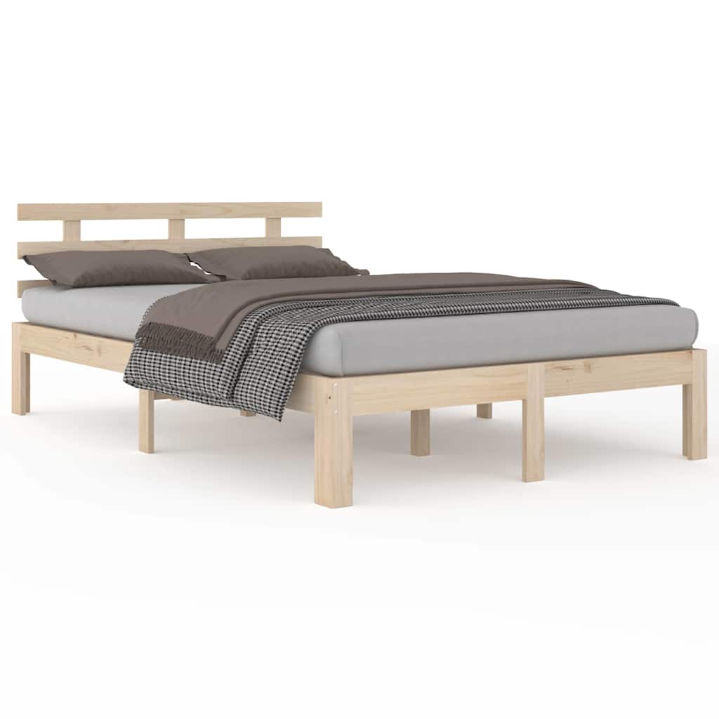 Vidaxl bedframe massief hout 150x200 cm