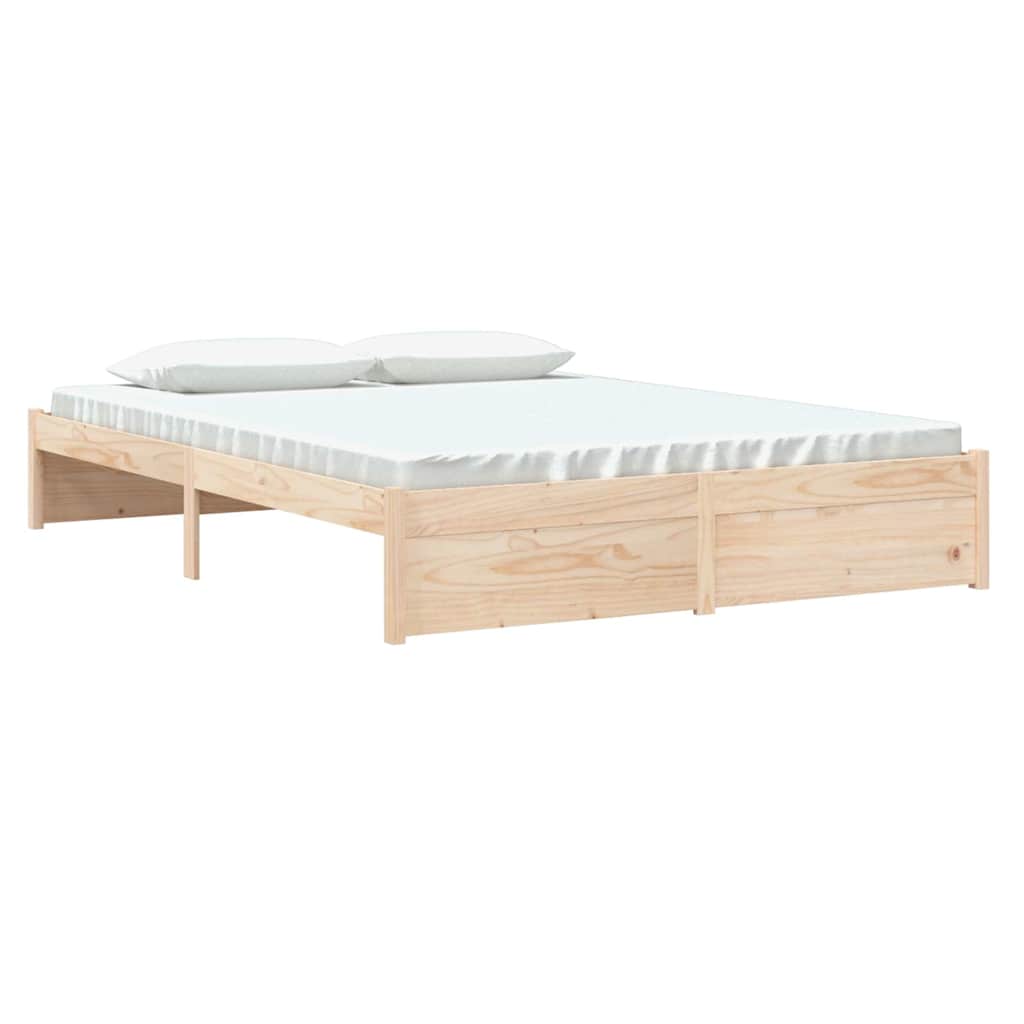 Vidaxl bedframe massief hout 150x200 cm