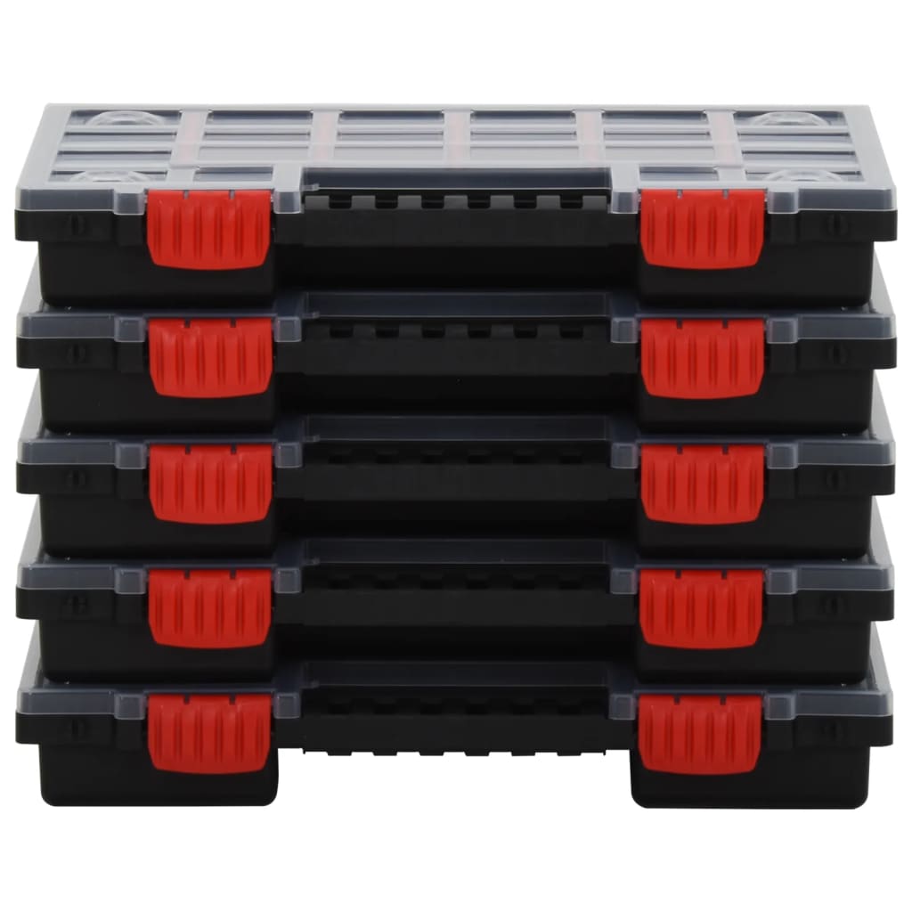 Vidaxl assortimentsdozen 5 st 34,5x25x5 cm polypropeen