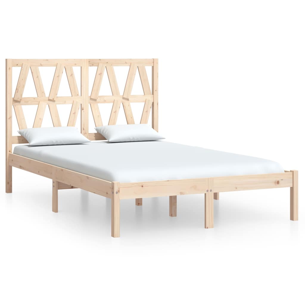 Vidaxl bedframe massief grenenhout 120x190 cm