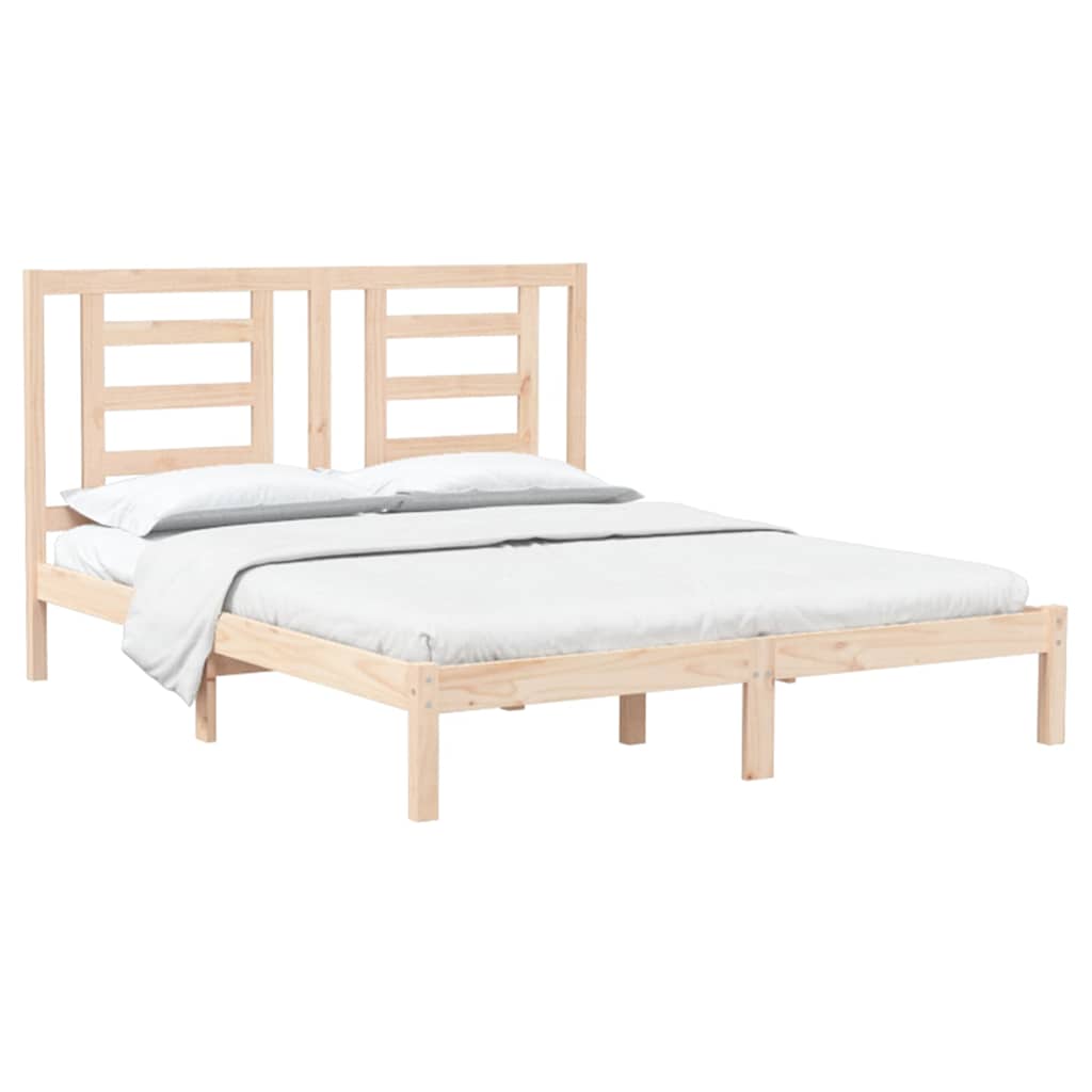 Vidaxl bedframe zonder matras massief grenenhout 150x200 cm