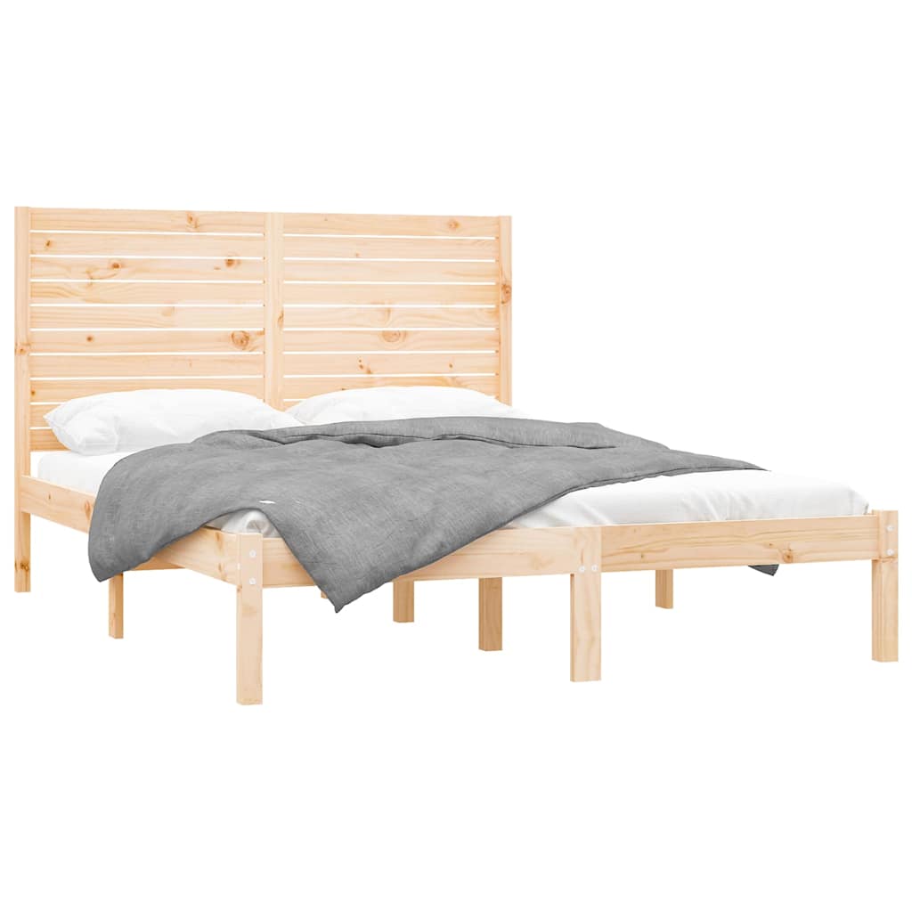 Vidaxl bedframe massief hout 120x200 cm