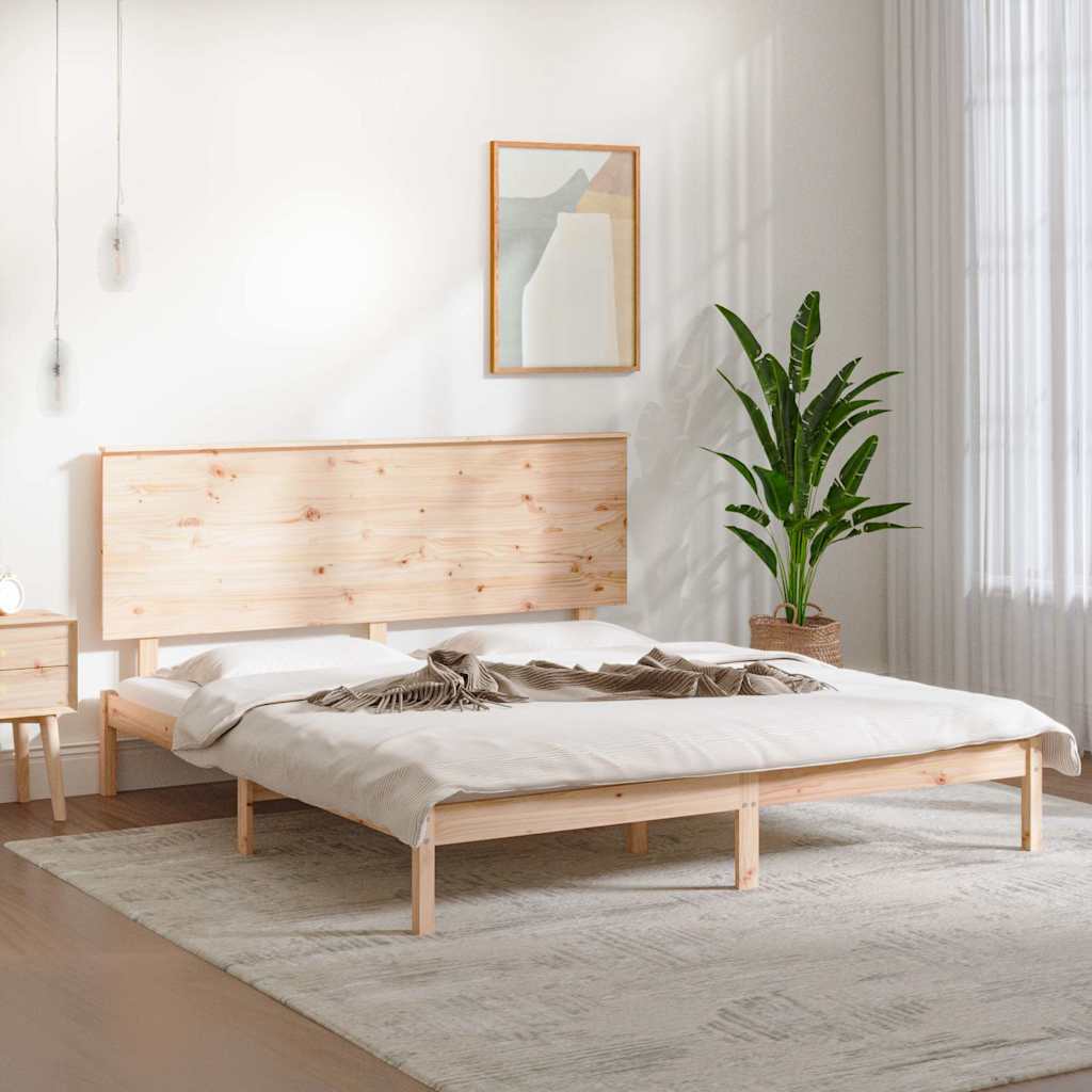Vidaxl bedframe zonder matras massief grenenhout 160x200 cm